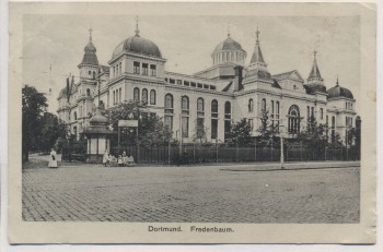 AK Dortmund Fredenbaum mit Frauen und Kindern 1929