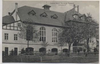 VERKAUFT !!!   AK Kurort Hartha b. Tharandt Gasthof Gartenansicht 1912