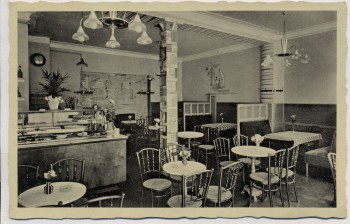 AK Foto Hettstedt Südharz Reichskaffee Innenansicht 1935 RAR