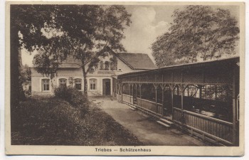 AK Triebes Schützenhaus b. Zeulenroda 1927