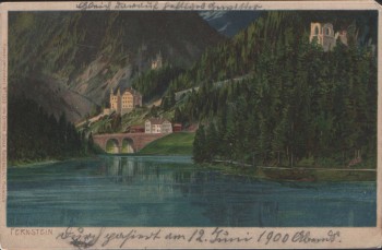 AK Künstlerpostkarte Zeno Diemer Fernstein b. Nassereith Imst 1900