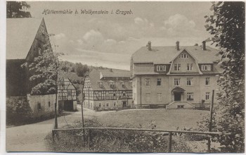 AK Hüttenmühle b. Wolkenstein im Erzgebirge 1931