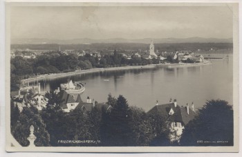 VERKAUFT !!!   AK Foto Friedrichshafen am Bodensee Ortsansicht 1930