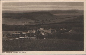 AK Fohlenhof St. Johann bei Urach 1920