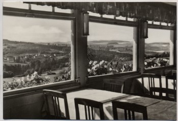 AK Foto Zöblitz Erzgebirge Schützenhaus b. Marienberg 1969