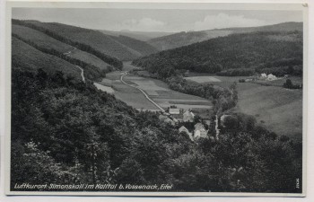 VERKAUFT !!!   AK Foto Luftkurort Simonskall im Kalltal b. Vossenack Hürtgenwald Eifel 1940