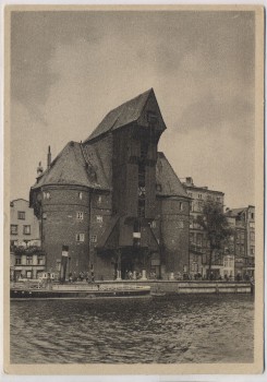 AK Danzig Krantor Gdańsk Polen 1940