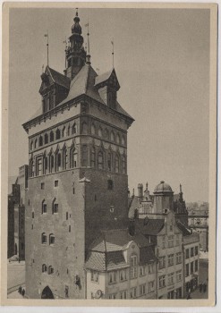 AK Danzig Stockturm Gdańsk Polen 1940