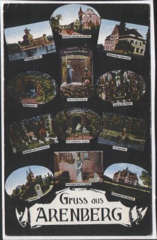 AK Gruss aus Arenberg b. Koblenz 1910