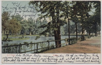 AK Zittau An der Weinau 1910