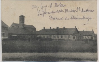 VERKAUFT !!!   AK Brügge Bruges Abtei St. Andreas Kirche Leichtkranken-Abt. Feldpost Belgien 1917 RAR