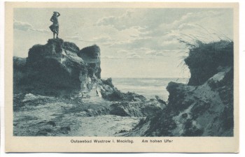 VERKAUFT !!!   AK Ostseebad Wustrow Am hohen Ufer Fischland 1910
