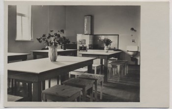 AK Foto Zittau in Sachsen Städtische Jugendherberge Küche 1928