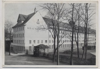 VERKAUFT !!!   AK Schwarzenberg Erzgebirge Krausswerke Hausansicht 1935 RAR