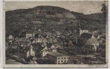 AK Foto Künzelsau Ortsansicht 1935