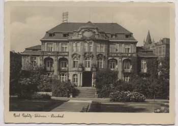 AK Foto Bad Teplitz Schönau Steinbad Teplice Böhmen & Mähren Tschechien 1940