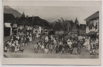 AK Foto Sonneberg Thüringen Spielzeugmuseum Kirmes 1937