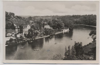 AK Foto Halle Saale Blick auf Kröllwitz 1955