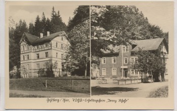 AK Foto Gehlberg FDGB-Erholungsheim Jonny Schehr b. Gräfenroda Oberhof 1955