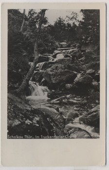 AK Schalkau Thüringen Im Truckenthaler Grund 1955