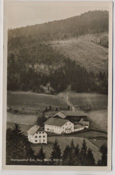 VERKAUFT !!!   AK Foto Arrach Waldgasthof Eck Bayrischer Wald 1940