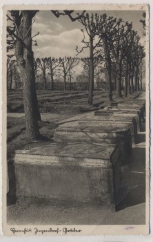 AK Foto Herrnhut in Sachsen Zinzendorf-Gräber Feldpost 1942