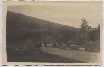 VERKAUFT !!!   AK Foto Ziegenhals Heimat-Karte Hofansicht Schlesien Głuchołazy Polen 1926 RAR