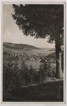 AK Foto Furtwangen Schwarzwald Ortsansicht 1935