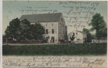 AK Berthelsdorf im Erzgebirge Kraussensmühle b. Weißenborn Freiberg 1903 RAR