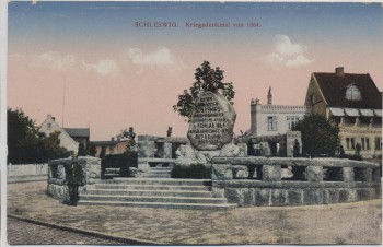 AK Schleswig Kriegsdenkmal 1864 Feldpost 1915