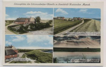 AK Mehrbild Sterdebüll Schauplätze Schimmelreiter-Novelle b. Bordelum Nordstrand Husum 1960