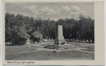 AK Foto Rödemis Krieger Ehrungsplatz b. Husum 1934
