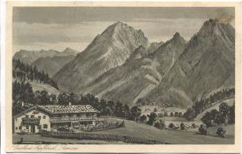 AK Gasthaus Zipfhäusl Ramsau bei Berchtesgaden 1929