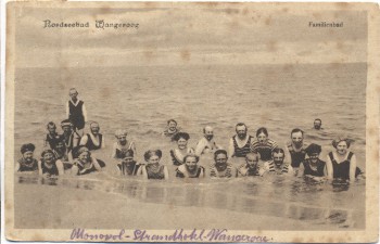 AK Nordseebad Wangeroog Wangerooge Familienbad 1910