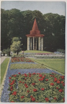 AK Foto Stuttgart Offizielle Postkarte Nr. 15 Württbg. Gartenbauaustellung Der Ausstellungstempel 1924