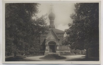 AK Foto Bad Homburg vor der Höhe Russische Kapelle 1931