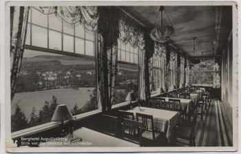 AK Foto Bad Gottleuba Berghotel Augustusberg Blick von der Veranda 1937