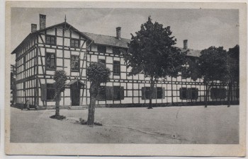 AK Lager Oberhofen Kaserne Oberhoffen-lès-Wissembourg Bas-Rhin Frankreich Feldpost 1944