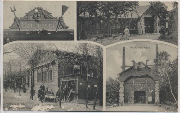 AK Thale Restaurant Walpurgis Hexentanzplatz Brocken 1918