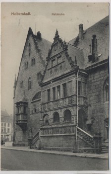 AK Halberstadt Ratslaube 1912