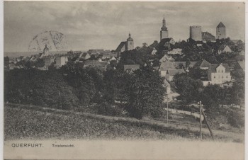AK Querfurt Totalansicht 1913