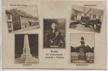 AK Mehrbild Wiehe Geburtsstadt Leopold v. Ranke 1927