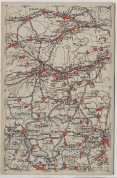 AK Wona-Karte 765 Weissenfels mit Naumburg Mücheln Lauchstedt Freyburg 1920