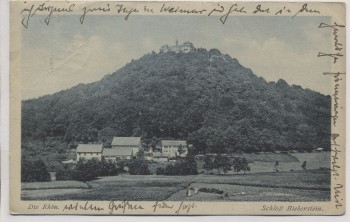 AK Schloss Bieberstein Rhön Hessen b. Hofbieber 1921