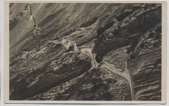 AK Foto Flexenstrasse Flexenpass Vorarlberg b. Warth Lech Zürs Österreich 1930