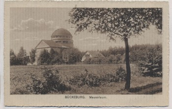 AK Bückeburg Mausoleum 1916