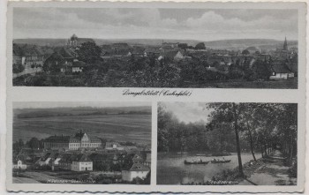 AK Mehrbild Dingelstädt Eichsfeld Ortsansicht Stadtpark Mädchen-Oberschule 1940