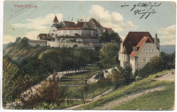 AK Veste Coburg Hotel Festungshof Nachporto USA 1912