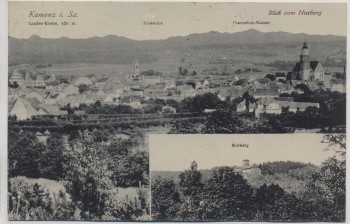 AK Kamenz in Sachsen Blick vom Hutberg 1915
