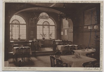 AK Bremen Liebfrauen-Gaststätte Luckner-Ecke Sögestraße Queerenstraße 1929